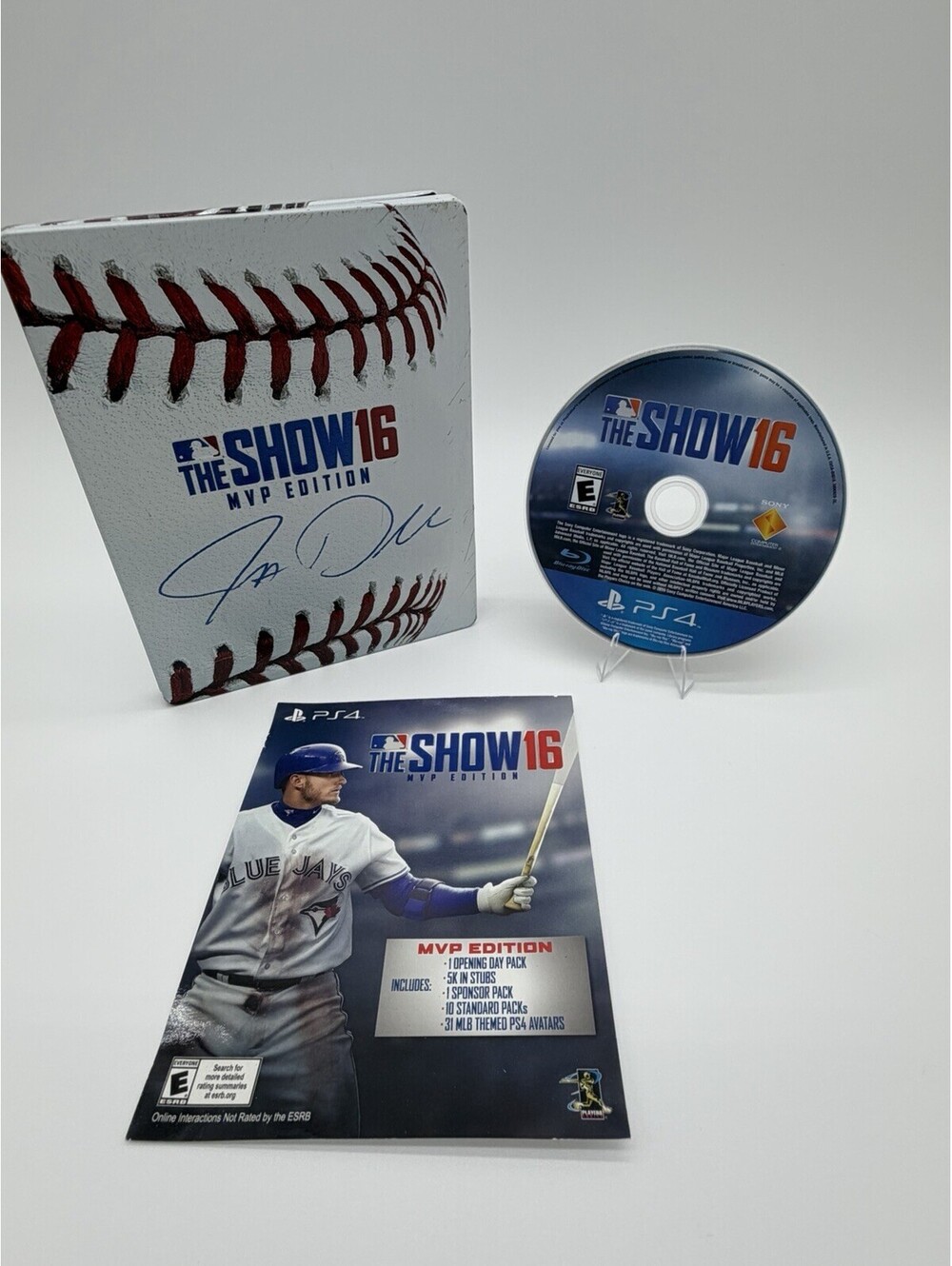MLB The Show 16 MVP Edition Steel Book (Sony PlayStation 4) CIB Complete in Box
